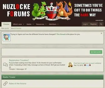 Nuzlockeforums.com(Nuzlocke forums) Screenshot