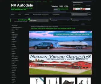 NV-Autodele.dk(Anhængertræk) Screenshot