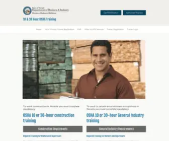 NV1030.org(Nevada 10 & 30 Hour OSHA Training Requirements) Screenshot