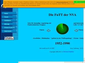 Nva-Futt.de(Die Seiten der Funktechnischen Truppen der NVA) Screenshot