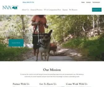 Nva.com(National Veterinary Associates) Screenshot
