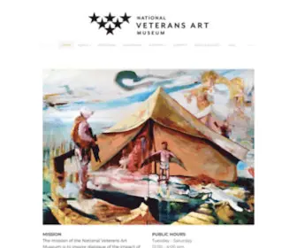 Nvam.org(National Veterans Art Museum) Screenshot