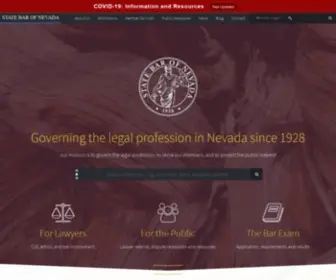 Nvbar.org(State Bar of Nevada) Screenshot