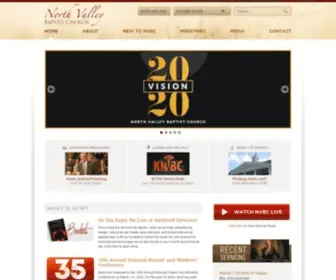 NVBC.org(North Valley Baptist Church) Screenshot