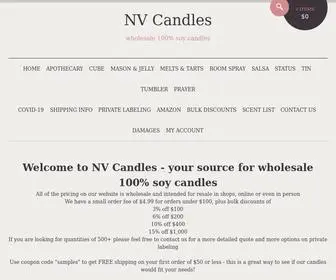 Nvcandles.com(NV Candles) Screenshot