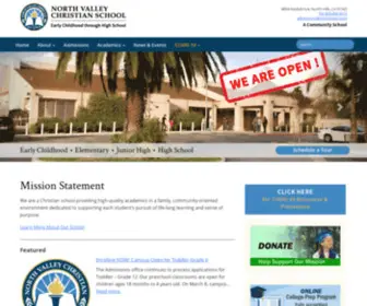 NVChristian.com(North Valley Christian School) Screenshot