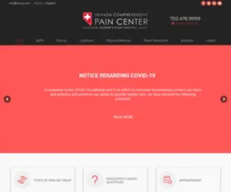 NVCPC.com(Pain management clinics in Las Vegas) Screenshot