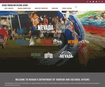 Nvculture.org(Nevada Tourism And Cultural Affairs) Screenshot