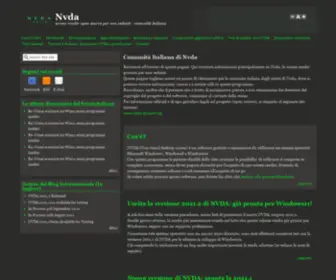 Nvda.it(Screen reader open source per non vedenti) Screenshot