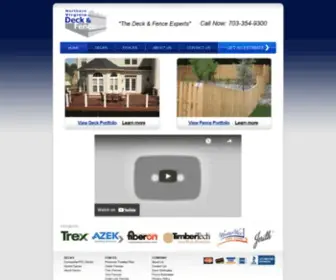 Nvdeck.com(Northern Virginia Deck & Fence) Screenshot