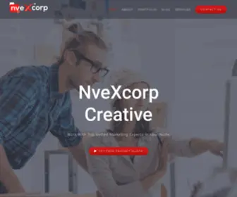 Nvexcorp.com(#1 Website Design & Digital Marketing Company in New York) Screenshot