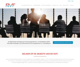 NVF.nl(Nederlandse Vereniging van Financieringsadviseurs en) Screenshot