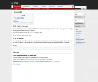 NVG.org(Nettverksgruppa) Screenshot
