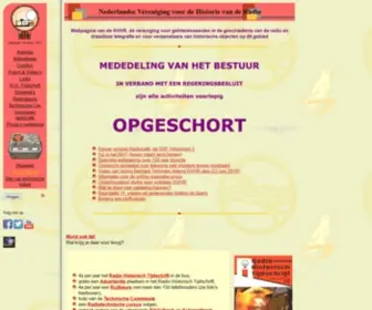 NVHR.nl(Nederlandse Vereniging voor de Historie van de Radio) Screenshot