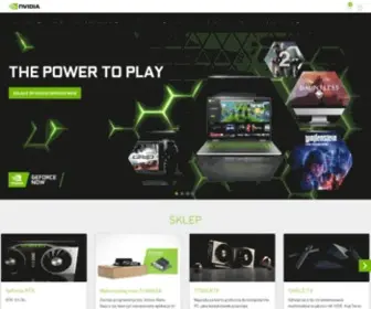 Nvidia.pl(Wiatowy lider w dziedzinie technologii obliczeniowych opartych na sztucznej inteligencji) Screenshot