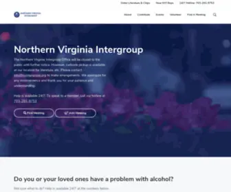 Nvintergroup.org(Northern Virginia Intergroup) Screenshot