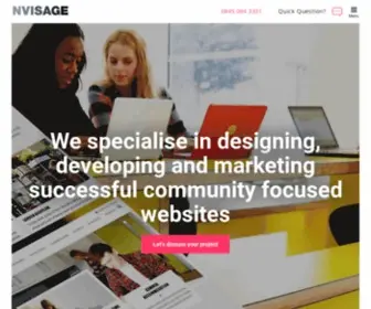 Nvisage.co.uk(Community web design) Screenshot