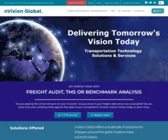 Nvisionglobal.com(Freight Audit & Payment Companies) Screenshot