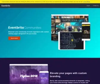 Nvite.com(Eventbrite Communities) Screenshot