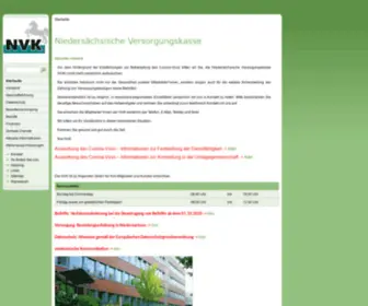 NVK.de(Niedersächsische Versorgungskasse) Screenshot