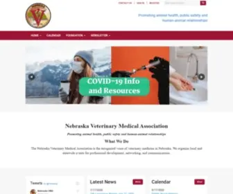 Nvma.org(The nebraska veterinary medical association) Screenshot