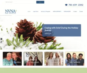 Nvna.org(Home Healthcare & Hospice Services in Norwell) Screenshot