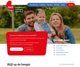 NVN.nl(Nierpatiënten Vereniging Nederland) Screenshot