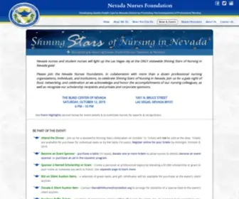 Nvnursesfoundation.org(Nevada Nurses Foundation) Screenshot