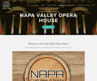 Nvoh.org(Napa valley opera house) Screenshot