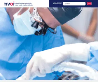 Nvoi.nl(De Nederlandse Vereniging voor Orale Implantologie) Screenshot