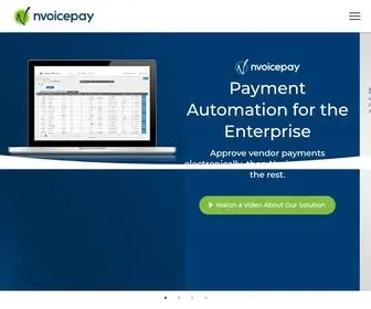 Nvoicepay.com(The Leader in Supplier Payment Automation) Screenshot