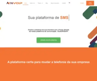 Nvoip.com.br(Plataforma self) Screenshot