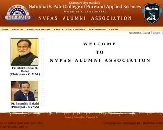 Nvpasaa.co.in(NVPAS Alumni Association) Screenshot