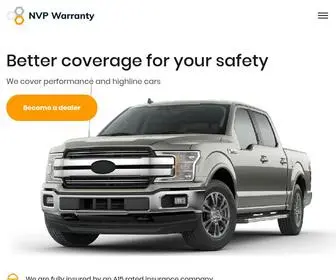 NVpwarranty.com Screenshot