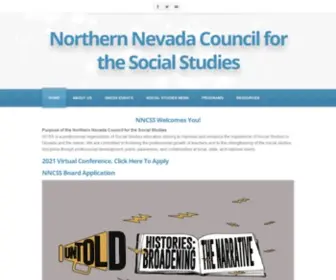 Nvsocialstudies.org(Northern Nevada Council for the Social Studies) Screenshot