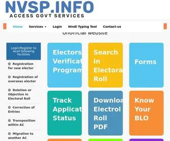 NVSP.info(Details About Voter ID Card (Election Card)) Screenshot