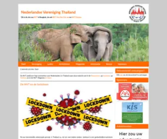 NVtbangkok.org(Nederlandse Vereniging Thailand) Screenshot