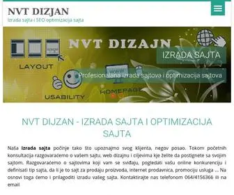 NVtdizajn.com(Izrada sajtova) Screenshot