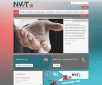 NVVT.nl(De Nederlandse Vereniging van Trainingsacteurs) Screenshot