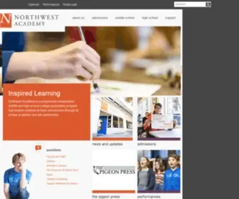 Nwacademy.org(Northwest Academy Inspired Learning) Screenshot