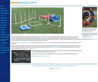 Nwagility.com(Dog Agility Equipment and Dog Training Products From NW Agility) Screenshot