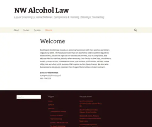Nwalcohollaw.com(NW Alcohol Law) Screenshot