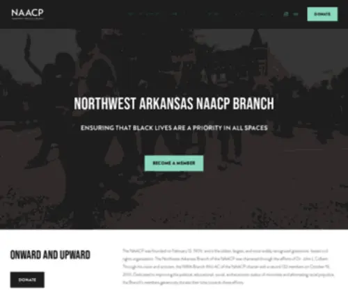 Nwanaacp.org(NWA NAACP) Screenshot