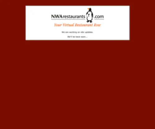 Nwarestaurants.com(NWA Restaurants) Screenshot