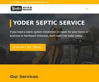 Nwaseptic.com(Yoder Septic Service) Screenshot