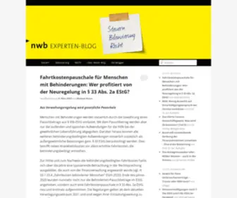 NWB-Experten-Blog.de(NWB Experten Blog) Screenshot