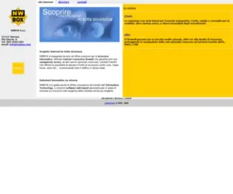 Nwbox.com(NWBOX S.a.s) Screenshot