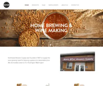 NWbrewers.com(Homebrewing, Beer Brewing & Winemaking Supplies) Screenshot