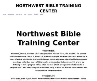 NWBTC.org(Northwest Bible Training Center Free faith based recovery) Screenshot