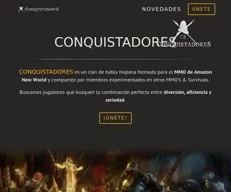 Nwconquistadores.com(New World) Screenshot